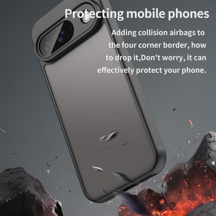 For Google Pixel 9 Fan Dun Series TPU Hybrid PC Frosted Phone Case