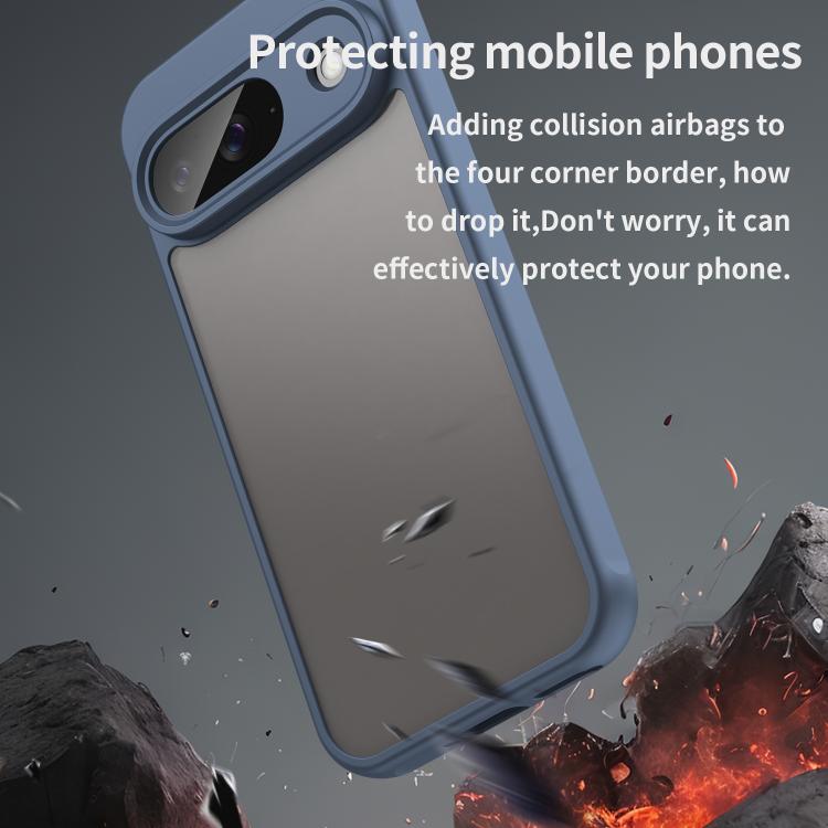 For Google Pixel 9 Fan Dun Series TPU Hybrid PC Frosted Phone Case