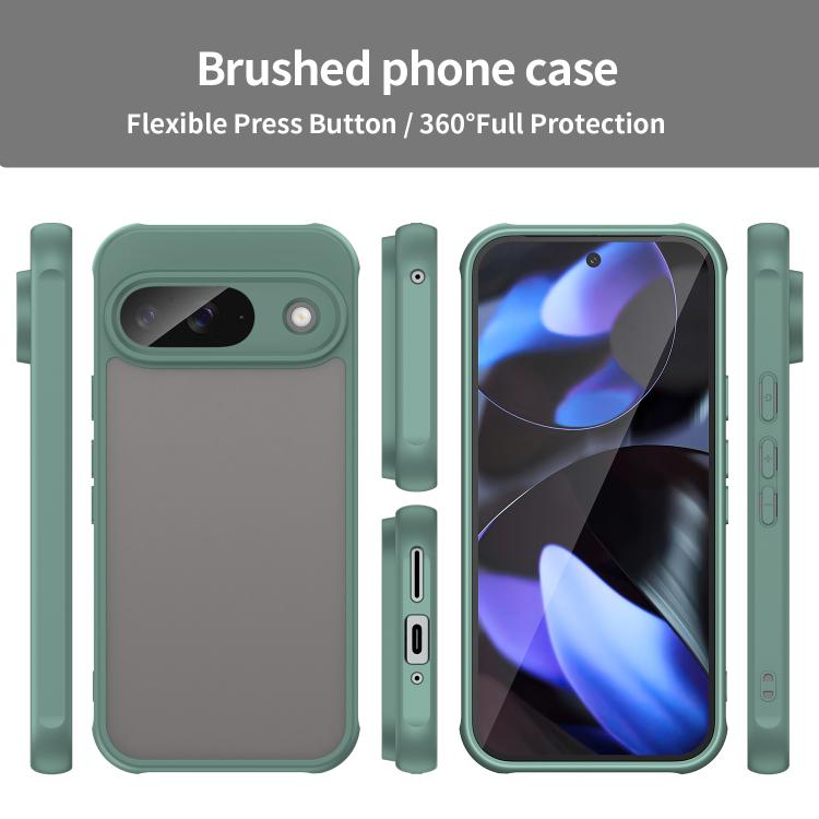 For Google Pixel 9 Fan Dun Series TPU Hybrid PC Frosted Phone Case