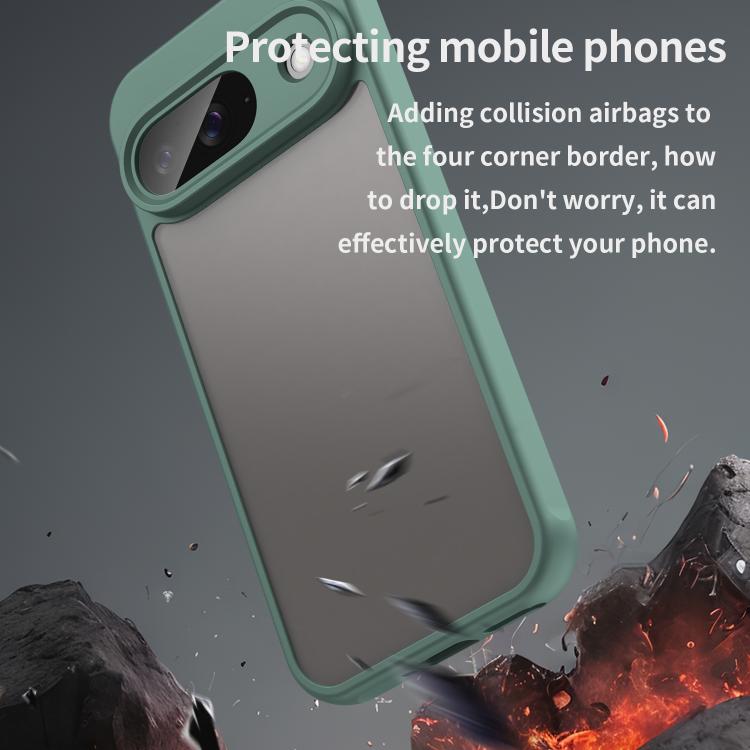 For Google Pixel 9 Fan Dun Series TPU Hybrid PC Frosted Phone Case