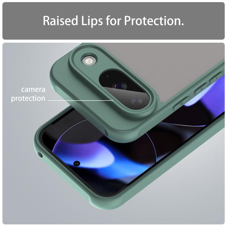 For Google Pixel 9 Fan Dun Series TPU Hybrid PC Frosted Phone Case