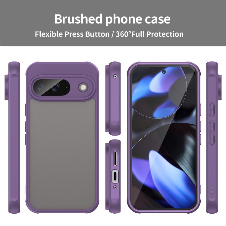 For Google Pixel 9 Fan Dun Series TPU Hybrid PC Frosted Phone Case