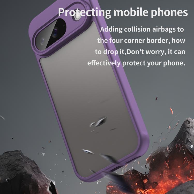 For Google Pixel 9 Fan Dun Series TPU Hybrid PC Frosted Phone Case
