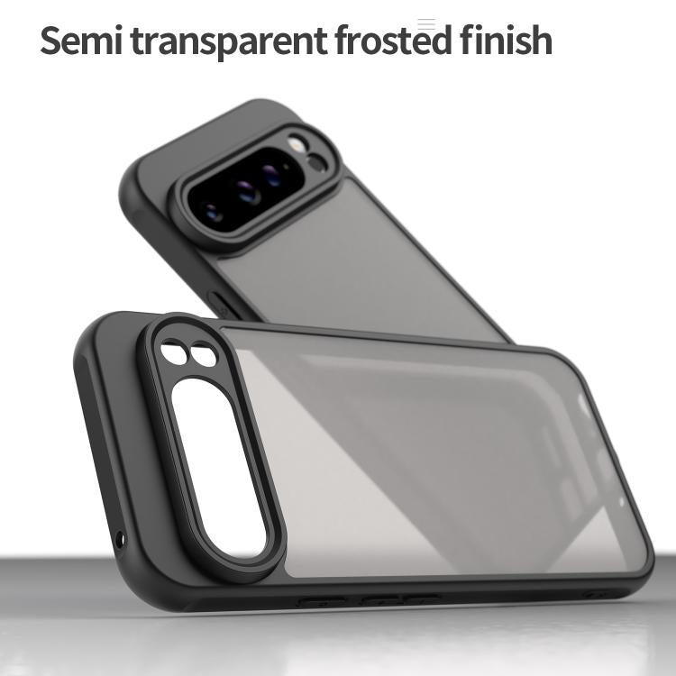 For Google Pixel 9 Pro XL Fan Dun Series TPU Hybrid PC Frosted Phone Case