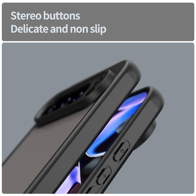 For Google Pixel 9 Pro XL Fan Dun Series TPU Hybrid PC Frosted Phone Case