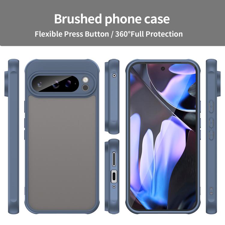For Google Pixel 9 Pro XL Fan Dun Series TPU Hybrid PC Frosted Phone Case