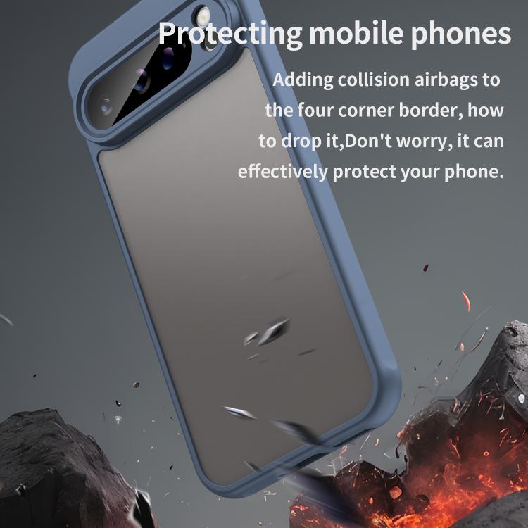 For Google Pixel 9 Pro XL Fan Dun Series TPU Hybrid PC Frosted Phone Case