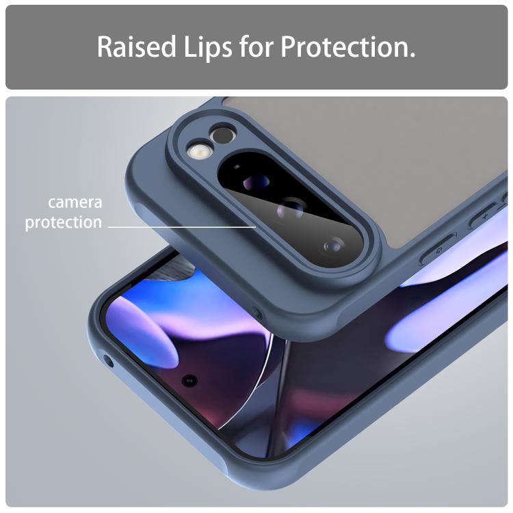 For Google Pixel 9 Pro XL Fan Dun Series TPU Hybrid PC Frosted Phone Case