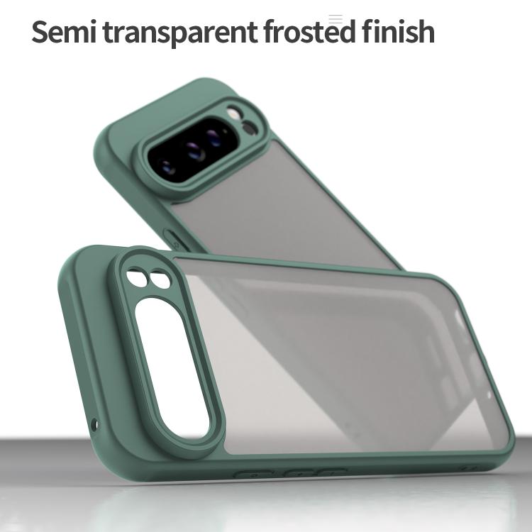 For Google Pixel 9 Pro XL Fan Dun Series TPU Hybrid PC Frosted Phone Case