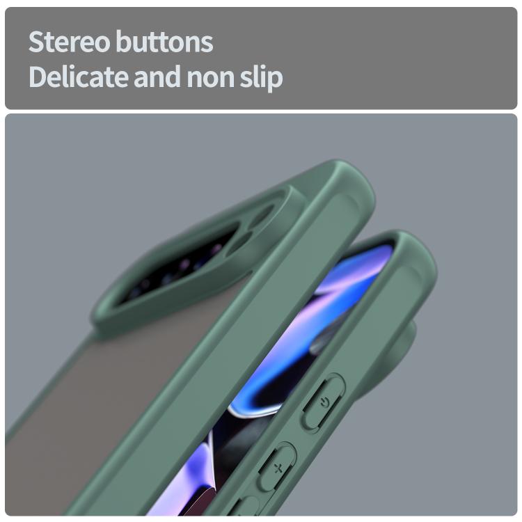 For Google Pixel 9 Pro XL Fan Dun Series TPU Hybrid PC Frosted Phone Case