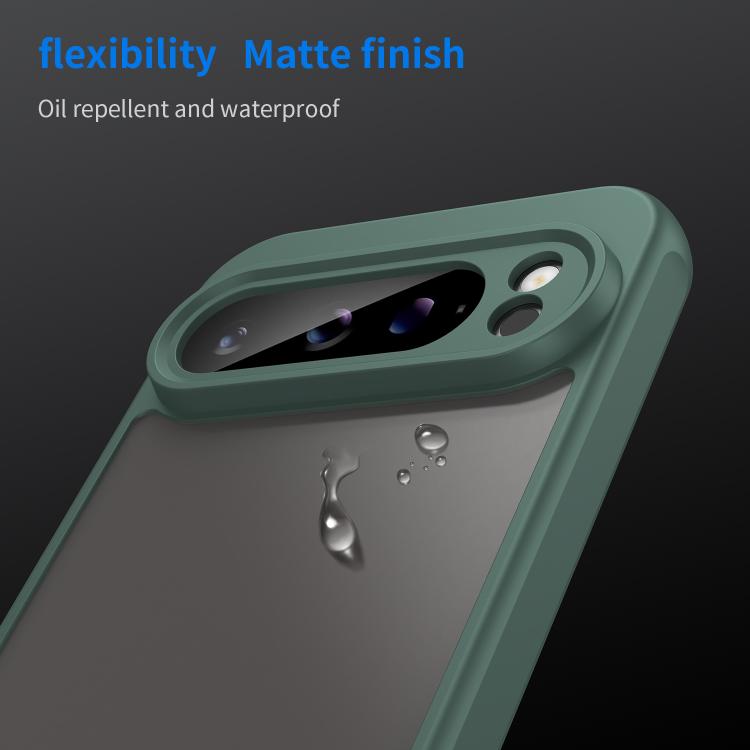For Google Pixel 9 Pro XL Fan Dun Series TPU Hybrid PC Frosted Phone Case