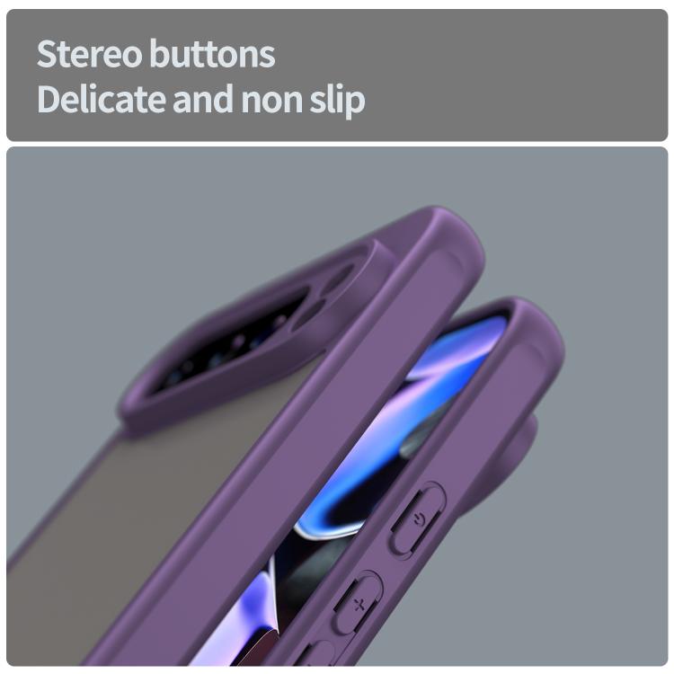 For Google Pixel 9 Pro XL Fan Dun Series TPU Hybrid PC Frosted Phone Case
