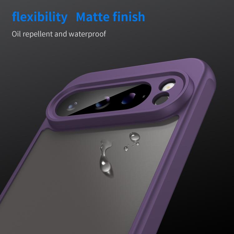 For Google Pixel 9 Pro XL Fan Dun Series TPU Hybrid PC Frosted Phone Case