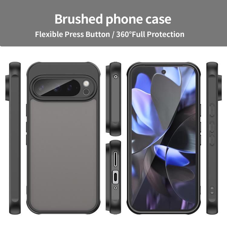 For Google Pixel 9 Pro Fan Dun Series TPU Hybrid PC Frosted Phone Case