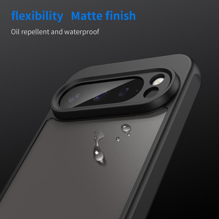 For Google Pixel 9 Pro Fan Dun Series TPU Hybrid PC Frosted Phone Case