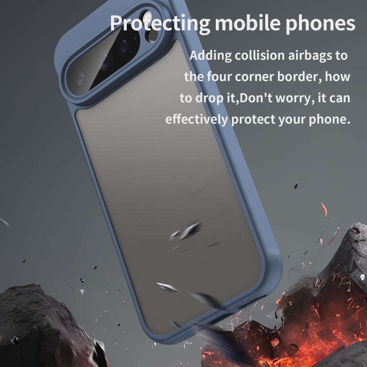 For Google Pixel 9 Pro Fan Dun Series TPU Hybrid PC Frosted Phone Case