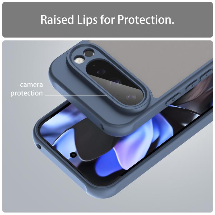 For Google Pixel 9 Pro Fan Dun Series TPU Hybrid PC Frosted Phone Case