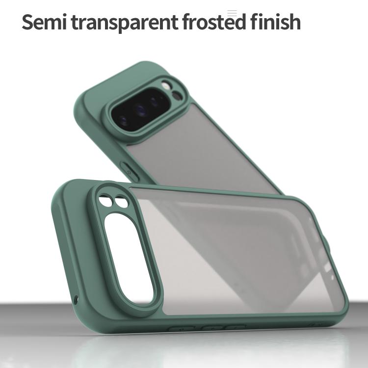 For Google Pixel 9 Pro Fan Dun Series TPU Hybrid PC Frosted Phone Case