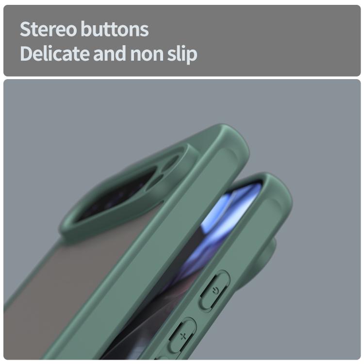 For Google Pixel 9 Pro Fan Dun Series TPU Hybrid PC Frosted Phone Case