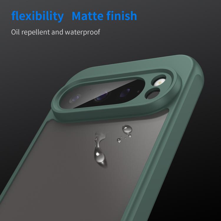 For Google Pixel 9 Pro Fan Dun Series TPU Hybrid PC Frosted Phone Case