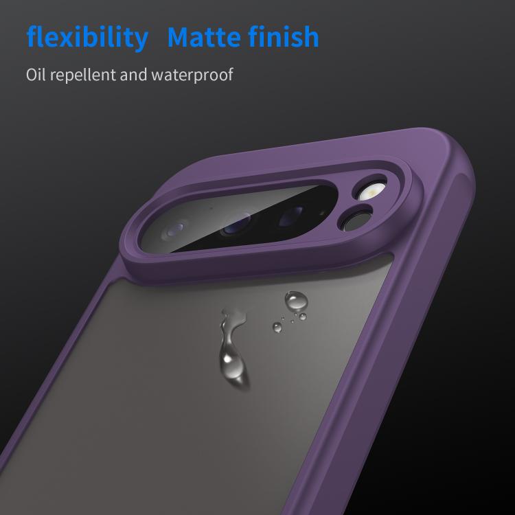 For Google Pixel 9 Pro Fan Dun Series TPU Hybrid PC Frosted Phone Case