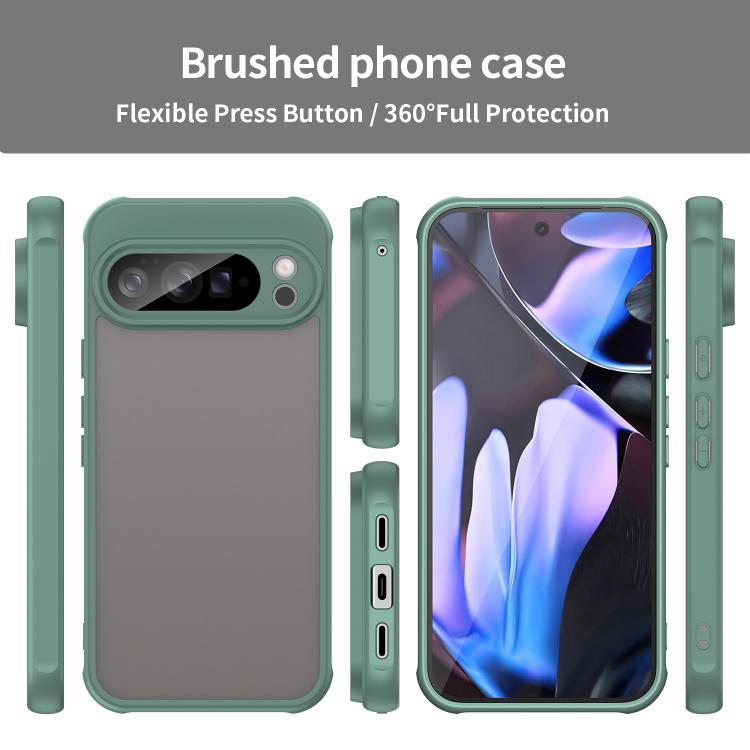 For Google Pixel 10 Pro XL Fan Dun Series TPU Hybrid PC Frosted Phone Case