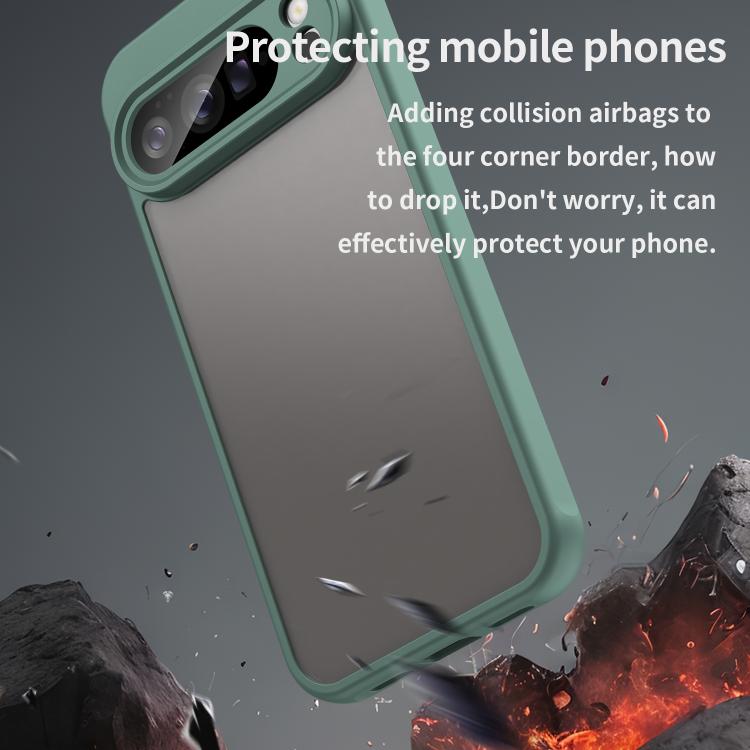 For Google Pixel 10 Pro XL Fan Dun Series TPU Hybrid PC Frosted Phone Case