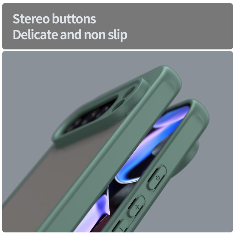 For Google Pixel 10 Pro XL Fan Dun Series TPU Hybrid PC Frosted Phone Case