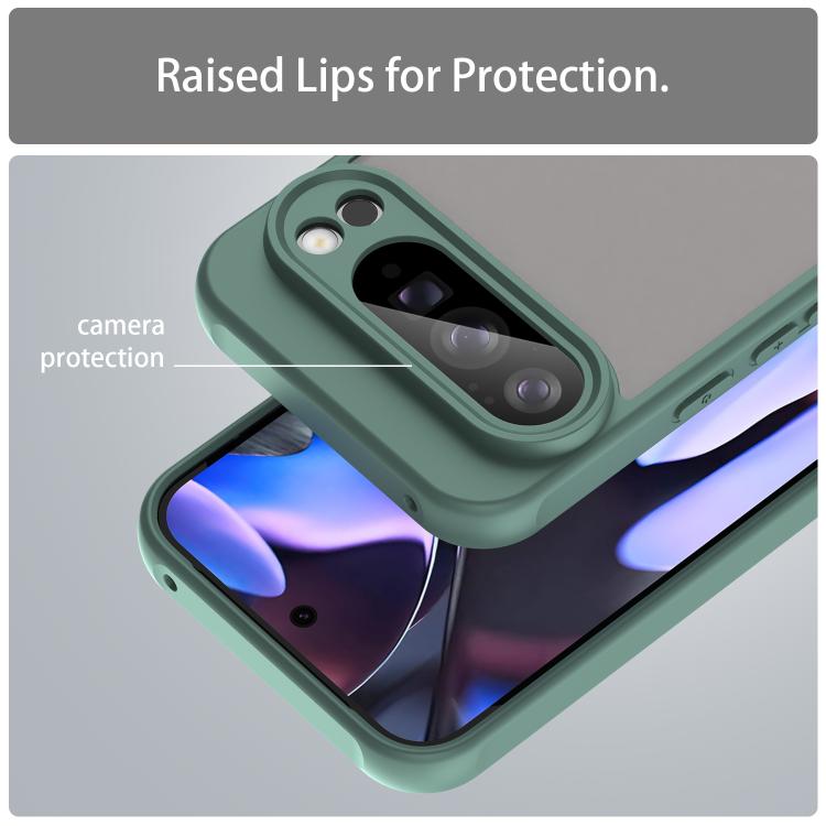 For Google Pixel 10 Pro XL Fan Dun Series TPU Hybrid PC Frosted Phone Case