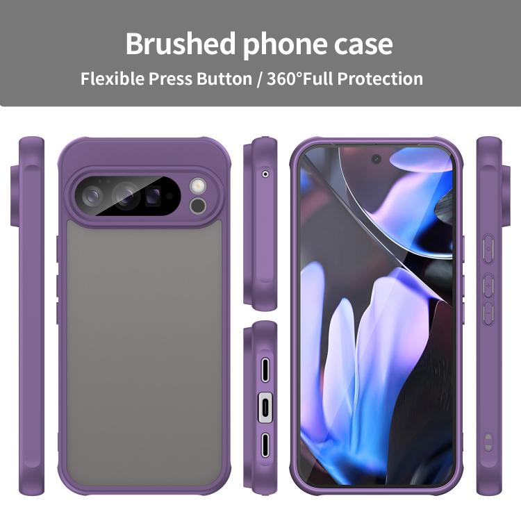 For Google Pixel 10 Pro XL Fan Dun Series TPU Hybrid PC Frosted Phone Case