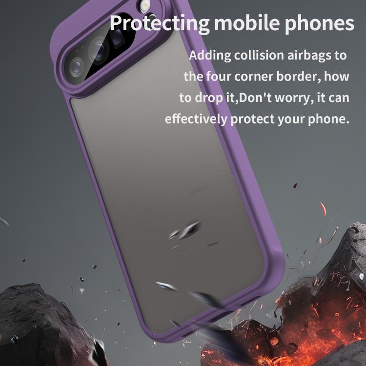 For Google Pixel 10 Pro XL Fan Dun Series TPU Hybrid PC Frosted Phone Case