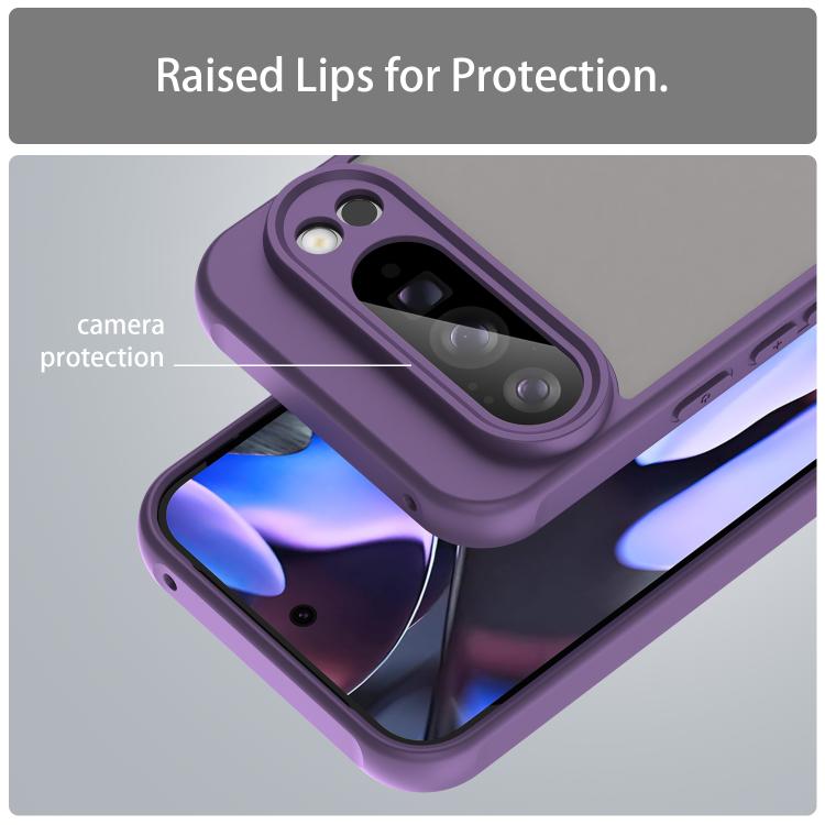 For Google Pixel 10 Pro XL Fan Dun Series TPU Hybrid PC Frosted Phone Case