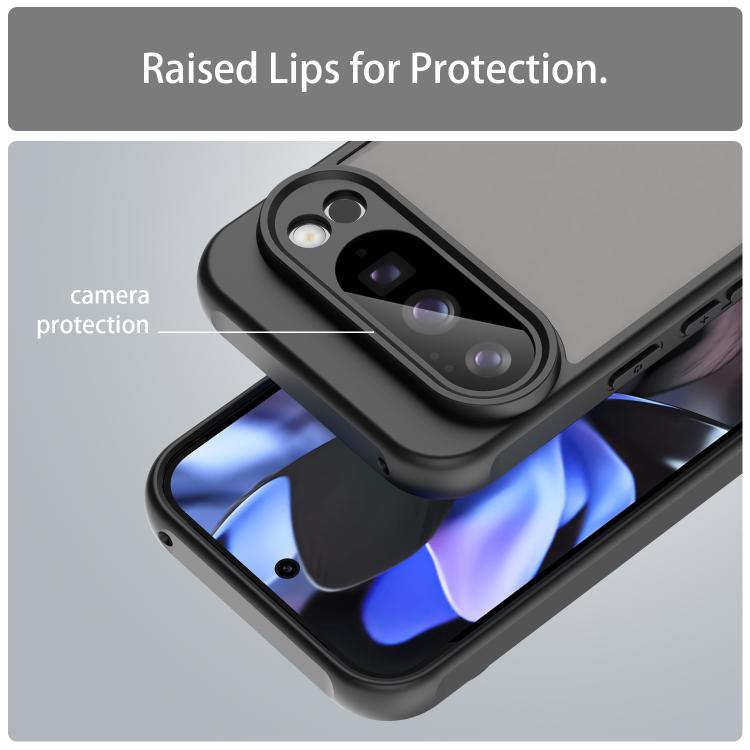 For Google Pixel 10 Pro Fan Dun Series TPU Hybrid PC Frosted Phone Case