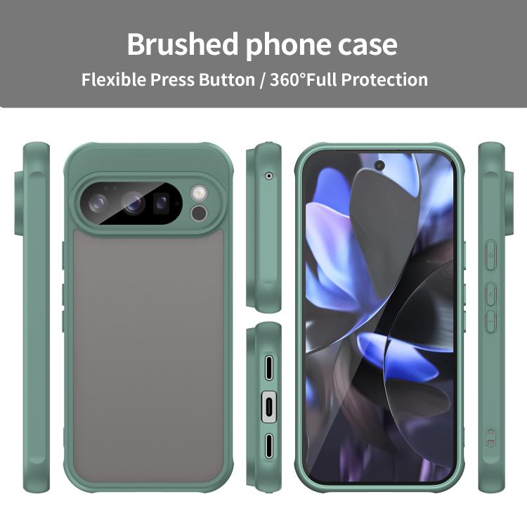 For Google Pixel 10 Pro Fan Dun Series TPU Hybrid PC Frosted Phone Case