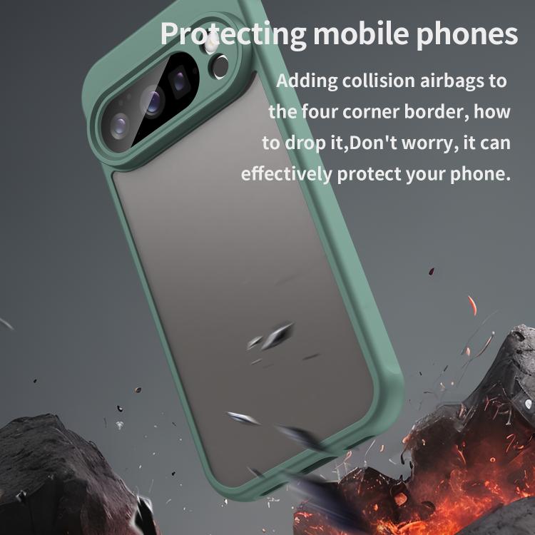 For Google Pixel 10 Pro Fan Dun Series TPU Hybrid PC Frosted Phone Case