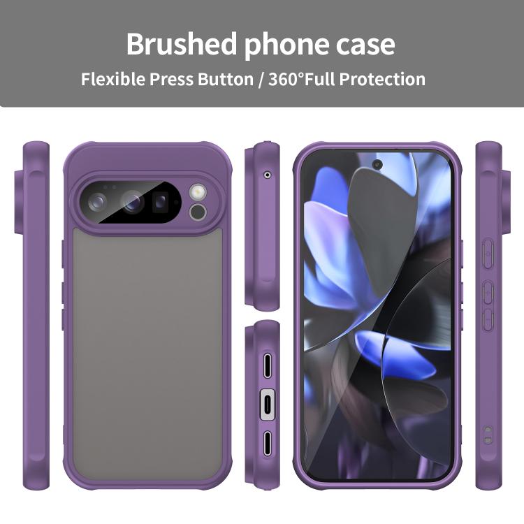 For Google Pixel 10 Pro Fan Dun Series TPU Hybrid PC Frosted Phone Case
