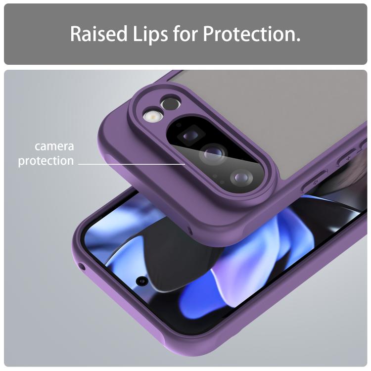 For Google Pixel 10 Pro Fan Dun Series TPU Hybrid PC Frosted Phone Case
