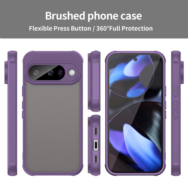 For Google Pixel 10 Fan Dun Series TPU Hybrid PC Frosted Phone Case