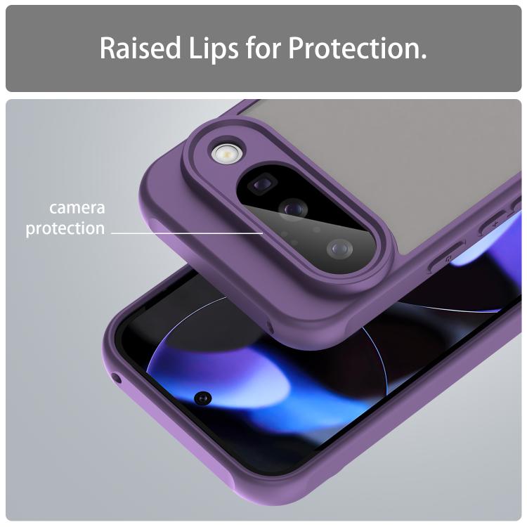 For Google Pixel 10 Fan Dun Series TPU Hybrid PC Frosted Phone Case