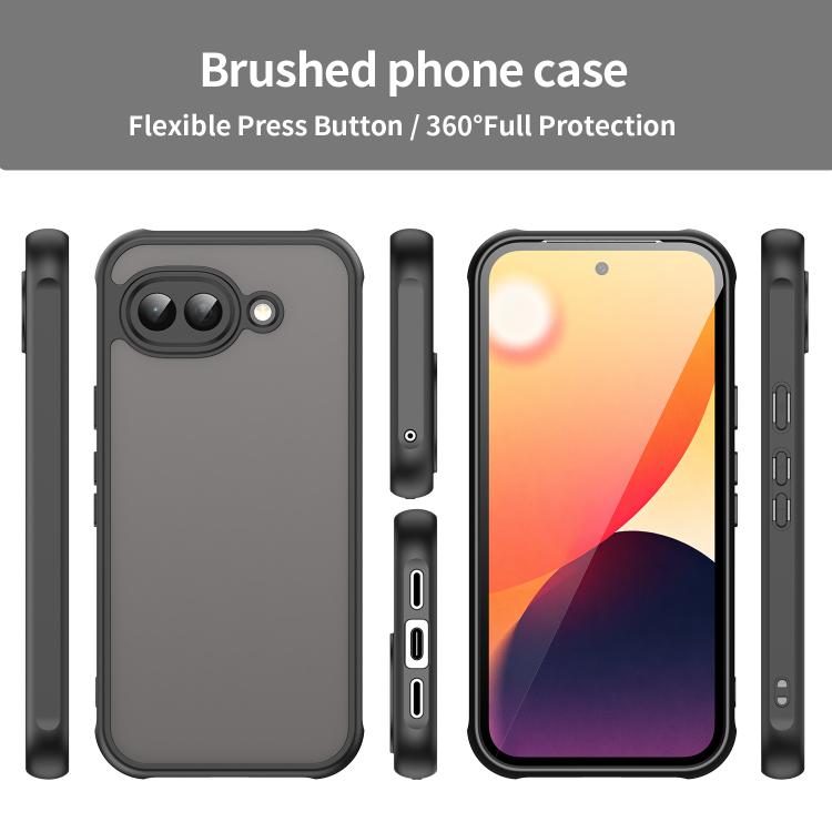 For Google Pixel 10a Fan Dun Series TPU Hybrid PC Frosted Phone Case