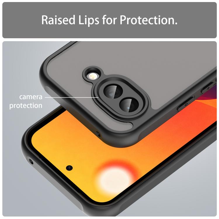 For Google Pixel 10a Fan Dun Series TPU Hybrid PC Frosted Phone Case