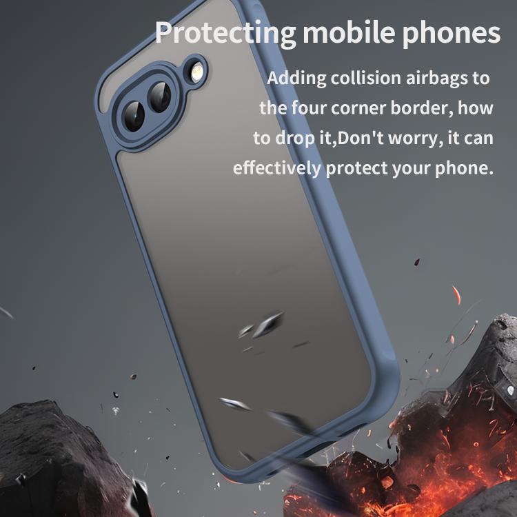 For Google Pixel 10a Fan Dun Series TPU Hybrid PC Frosted Phone Case