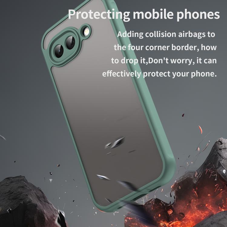 For Google Pixel 10a Fan Dun Series TPU Hybrid PC Frosted Phone Case