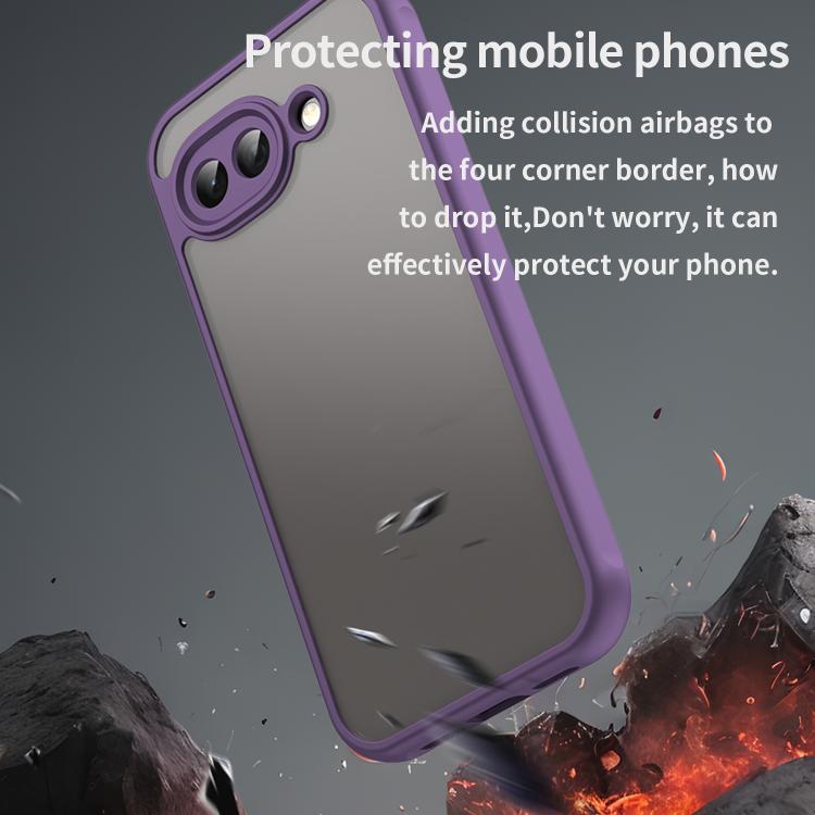 For Google Pixel 10a Fan Dun Series TPU Hybrid PC Frosted Phone Case