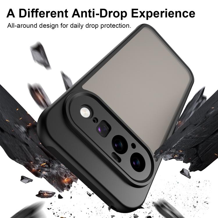 For Google Pixel 11 Fan Dun Series TPU Hybrid PC Frosted Phone Case