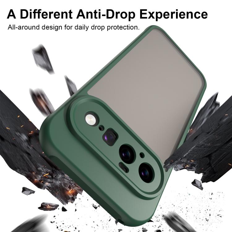 For Google Pixel 11 Fan Dun Series TPU Hybrid PC Frosted Phone Case