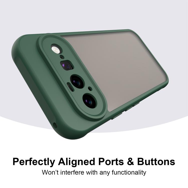 For Google Pixel 11 Fan Dun Series TPU Hybrid PC Frosted Phone Case