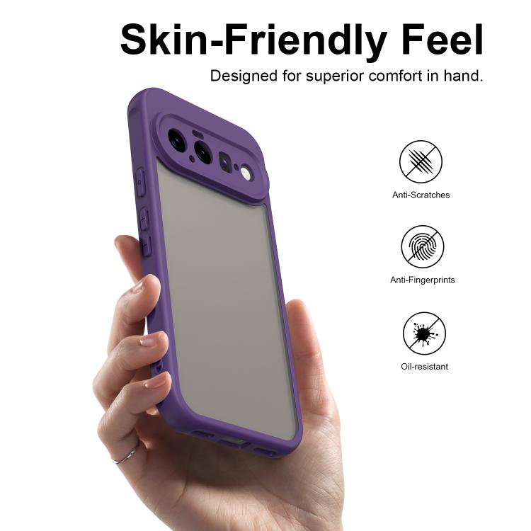 For Google Pixel 11 Fan Dun Series TPU Hybrid PC Frosted Phone Case