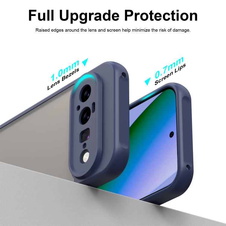 For Google Pixel 11 Pro XL Fan Dun Series TPU Hybrid PC Frosted Phone Case
