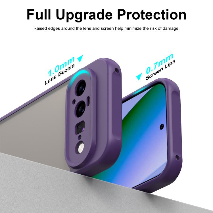 For Google Pixel 11 Pro XL Fan Dun Series TPU Hybrid PC Frosted Phone Case